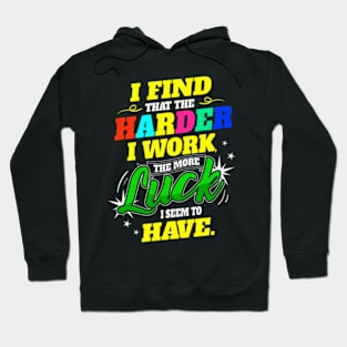 Hard Work Test Day Testing s for Women Teachers Hoodie